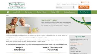 
                            6. MyHealth Online | Central Vermont Medical Center