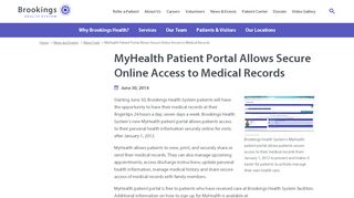 
                            1. MyHealth Patient Portal Allows Secure Online Access to Medical ...