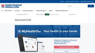 
                            5. MyHealthONE Patient Portal - Rapides Regional Medical Center