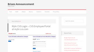 
                            5. Myhr CVS Login – CVS Employee Portal at …