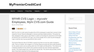 
                            11. MYHR CVS Login – mycvshr Employees, Myhr.CVS.com Guide
