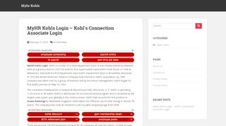 
                            4. Myhr Kohls - Kohls kronos Login