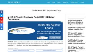 
                            7. MyHR KP Login Employee Portal | MY HR Kaiser Permanente