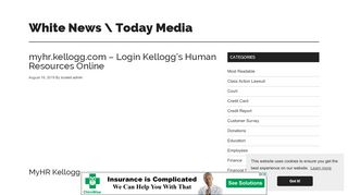 
                            3. myhr.kellogg.com - Login Kellogg's Human Resources Online