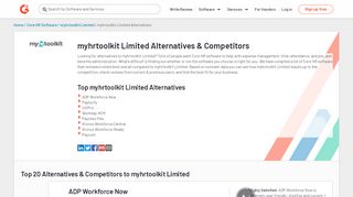
                            4. myhrtoolkit Limited Alternatives & Competitors | G2 - G2 Crowd