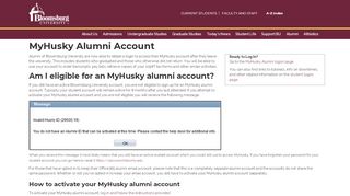 
                            4. MyHusky Alumni Account | intranet.bloomu.edu