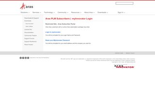 
                            8. myInnovator Login - Aras | Enterprise PLM Software