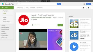 
                            6. MyJio: For Everything Jio – Apps on Google Play