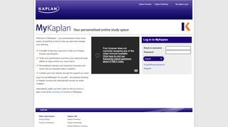 
                            6. MyKaplan log in - personalised online study from Kaplan ...