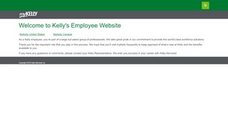 
                            7. MyKelly Global Homepage