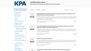 
                            8. myKPAonline Ideas