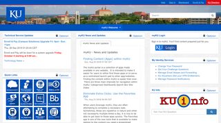 
                            8. myKU Welcome | myKU Portal - The University of Kansas