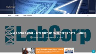 
                            1. mylabcorp.com – MyLabCorp Employee Portal Login