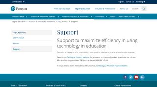 
                            9. MyLabsPlus Support from Pearson