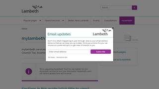 
                            2. mylambeth help | Lambeth Council