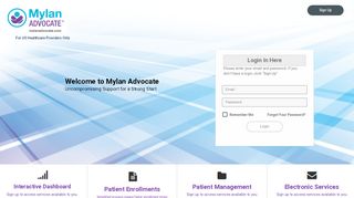 
                            7. Mylan Advocate Portal