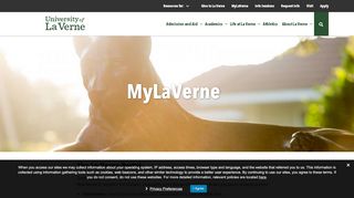
                            1. MyLaVerne Portal | The University of La Verne