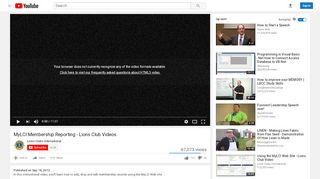 
                            7. MyLCI Membership Reporting - Lions Club Videos - YouTube