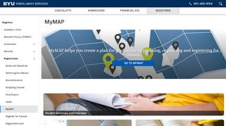 
                            9. MyMAP | BYU Enrollment Services