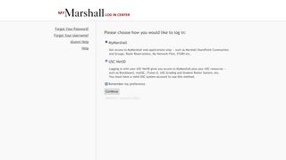 
                            3. MyMarshall Dashboard Log In Center