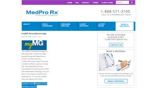 
                            9. myMG Smartphone App - MedPro Rx