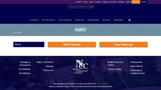 
                            4. MyNCC Portal Login - Nassau Community College