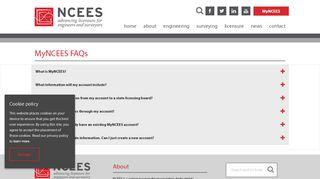 
                            3. MyNCEES FAQs - NCEES