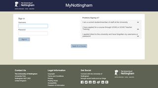 
                            3. MyNottingham - University of Nottingham