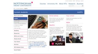
                            4. myNTU - Current students - Nottingham Trent University