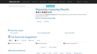 
                            8. Mypayesg mypayesg Results For Websites Listing - SiteLinks.Info