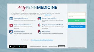 
                            9. myPennMedicine - Login Page