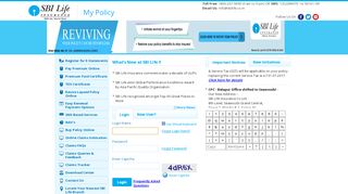 
                            7. Mypolicy-SBI Life Customer Self Service Portal