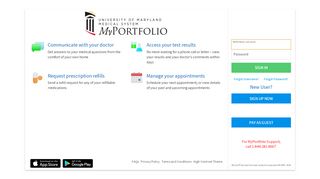 
                            3. MyPortfolio - Login Page