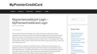 
                            3. Mypremiercreditcard Login – MyPremierCreditCard …