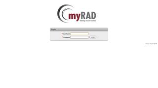 
                            4. myRAD - Login - RadNet