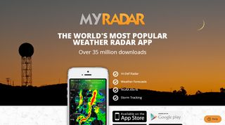 
                            2. MyRadar Weather Radar, Earthquake, Forecast and Storms