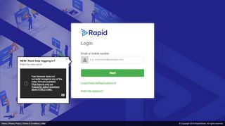 
                            6. MyRapid Portal - Rapid Global - Login