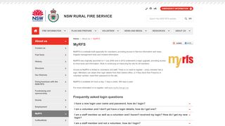 
                            2. MyRFS - NSW Rural Fire Service