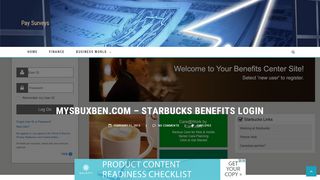 
                            8. mysbuxben.com - Starbucks Benefits Login - Pay …