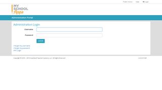 
                            6. MySchoolApps Administration - Login