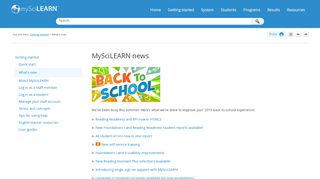 
                            6. MySciLEARN news - Scientific Learning