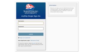 
                            3. myShip - Shippensburg University