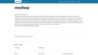 
                            2. myshop | NL Employee Site - Philips