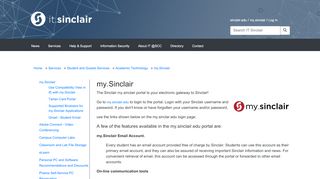 
                            1. my.Sinclair - it.sinclair.edu