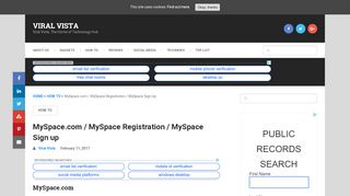
                            7. MySpace.com / MySpace Registration / MySpace Sign up ...