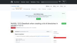 
                            8. MySQL 1213 Deadlock when creating a lot of directories in ...
