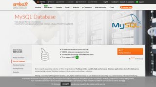 
                            8. MySQL Database - Additional Services - Hosting Aruba