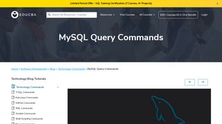 
                            6. MySQL Query Commands - educba.com