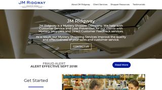 
                            1. Mystery Shopper Company For Hire. JM Ridgway …