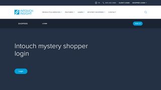 
                            1. Mystery Shopper Login | IntouchShop | Intouch Insight